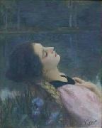 Charles-Amable Lenoir The Calm Sweden oil painting artist
